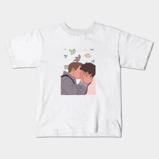 Nick nelson and charlie spring Hearstopper Kids T-Shirt